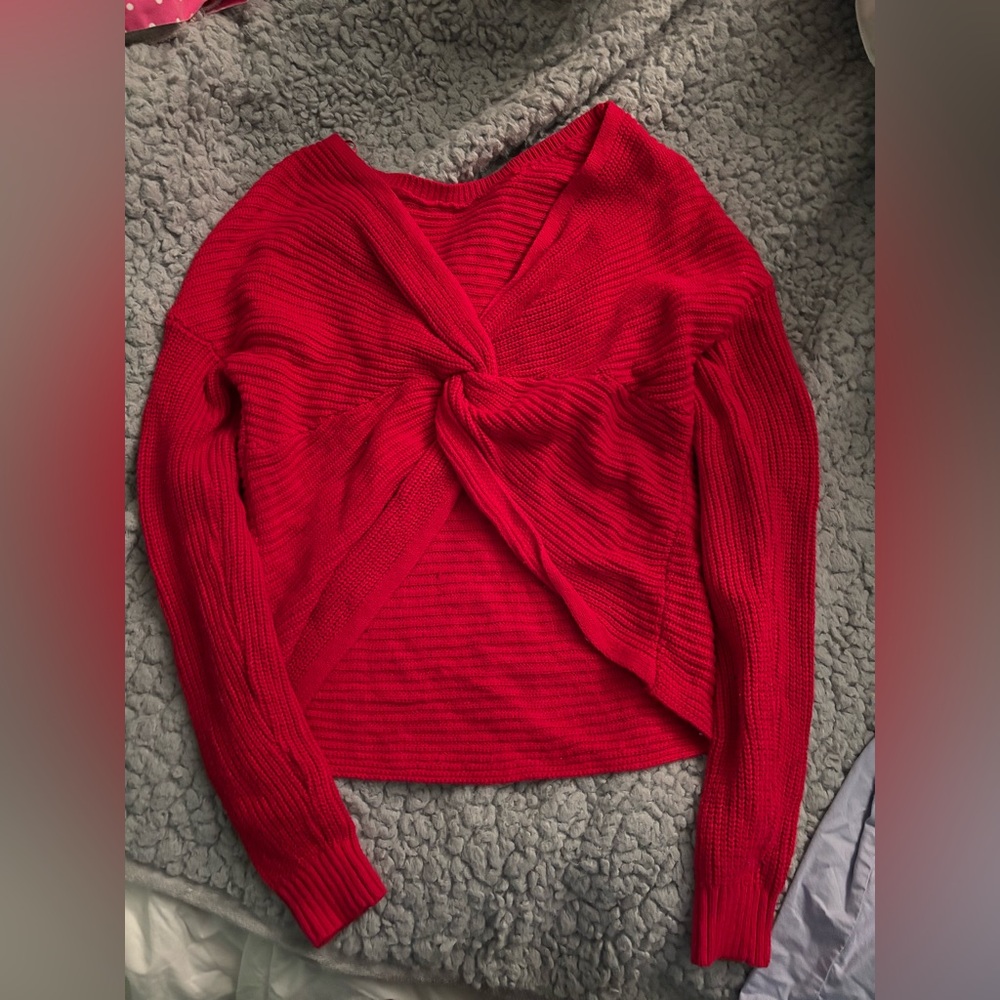 Red sweater